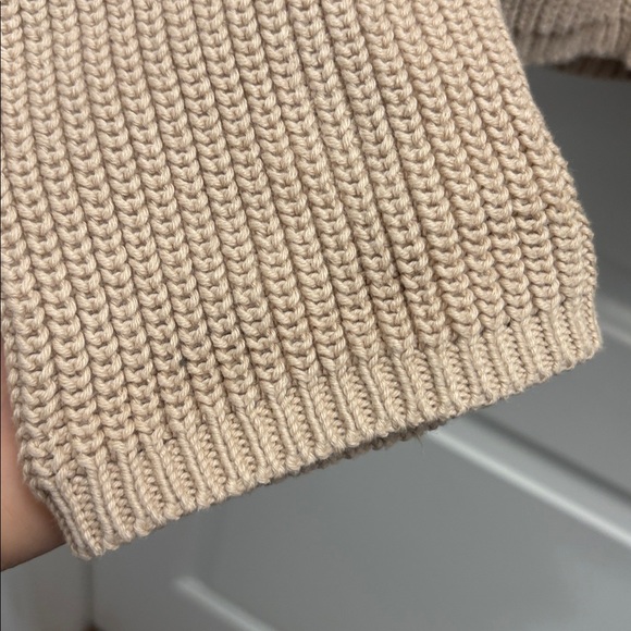 Jenni Kayne Tan Cotton Sweater Size Large - Picture 8 of 9